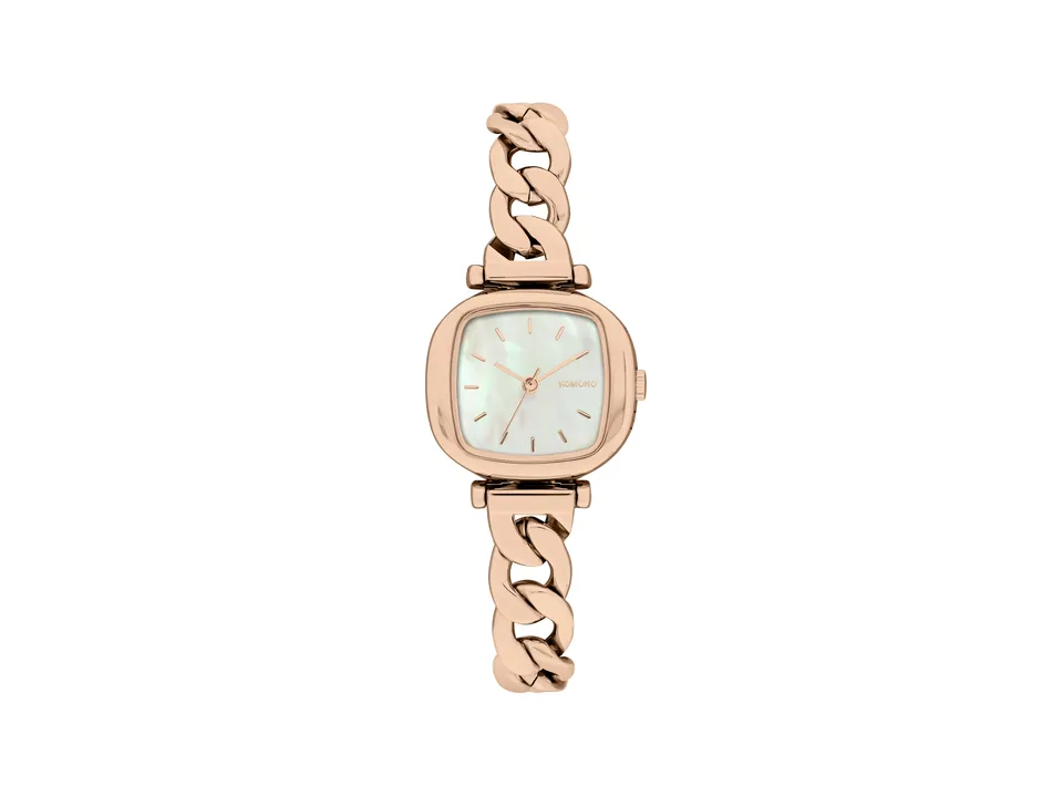 komono-moneypenny-revolt-rose-gold-white-montre-femme image 1