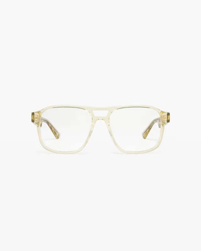 jimmy-fairly-la-madison-lunettes-de-vue-aviateur-en-ac-tate-transparent-taille-m image 1