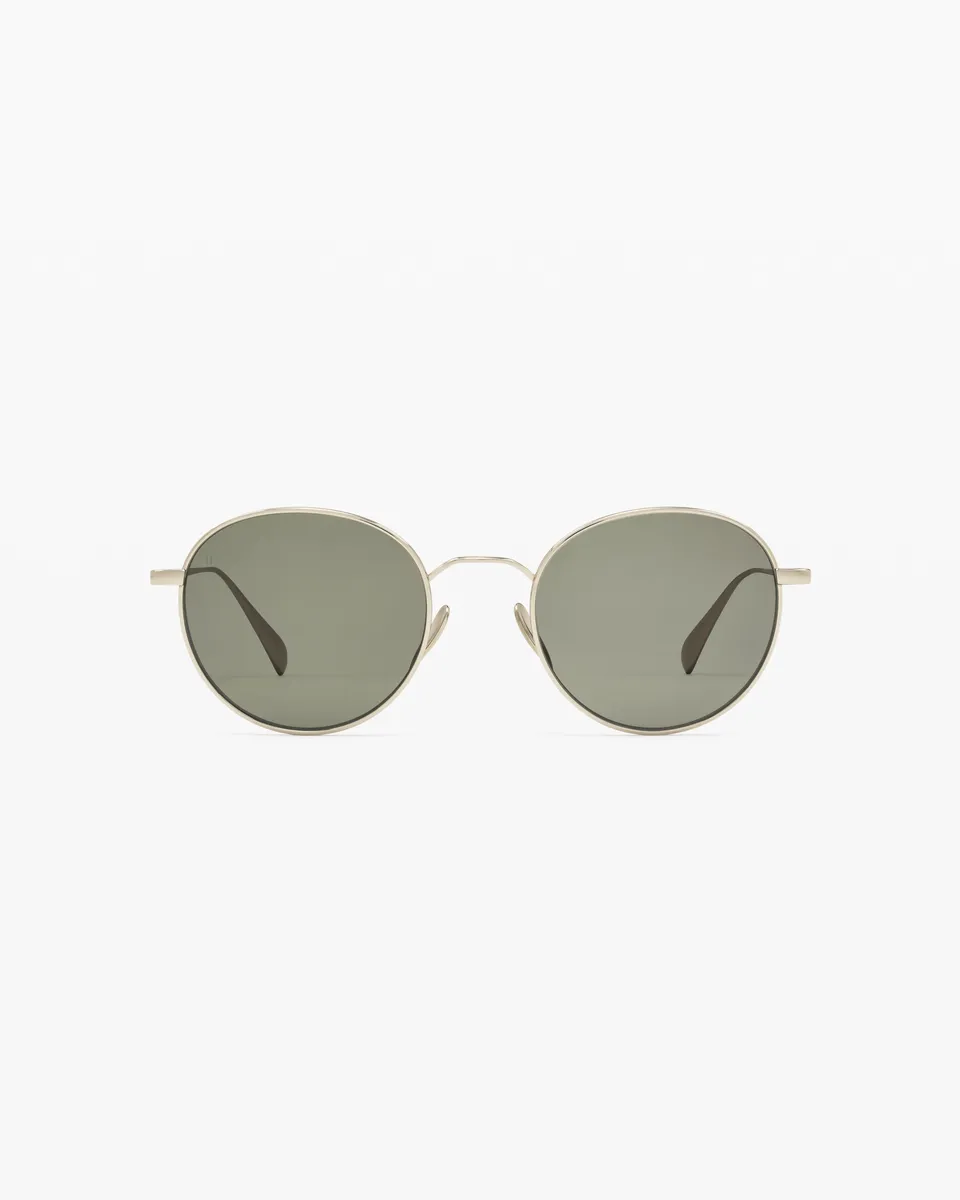 jimmy-fairly-la-benton-lunettes-de-soleil-rondes-en-titane-dor-es-taille-m image 1