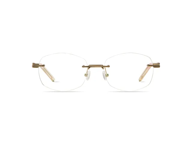 komono-rumi-white-gold-matte-monture-optique image 1