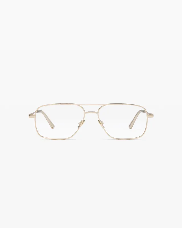 jimmy-fairly-la-ollie-lunettes-de-vue-aviateur-dor-es-pour-homme image 1