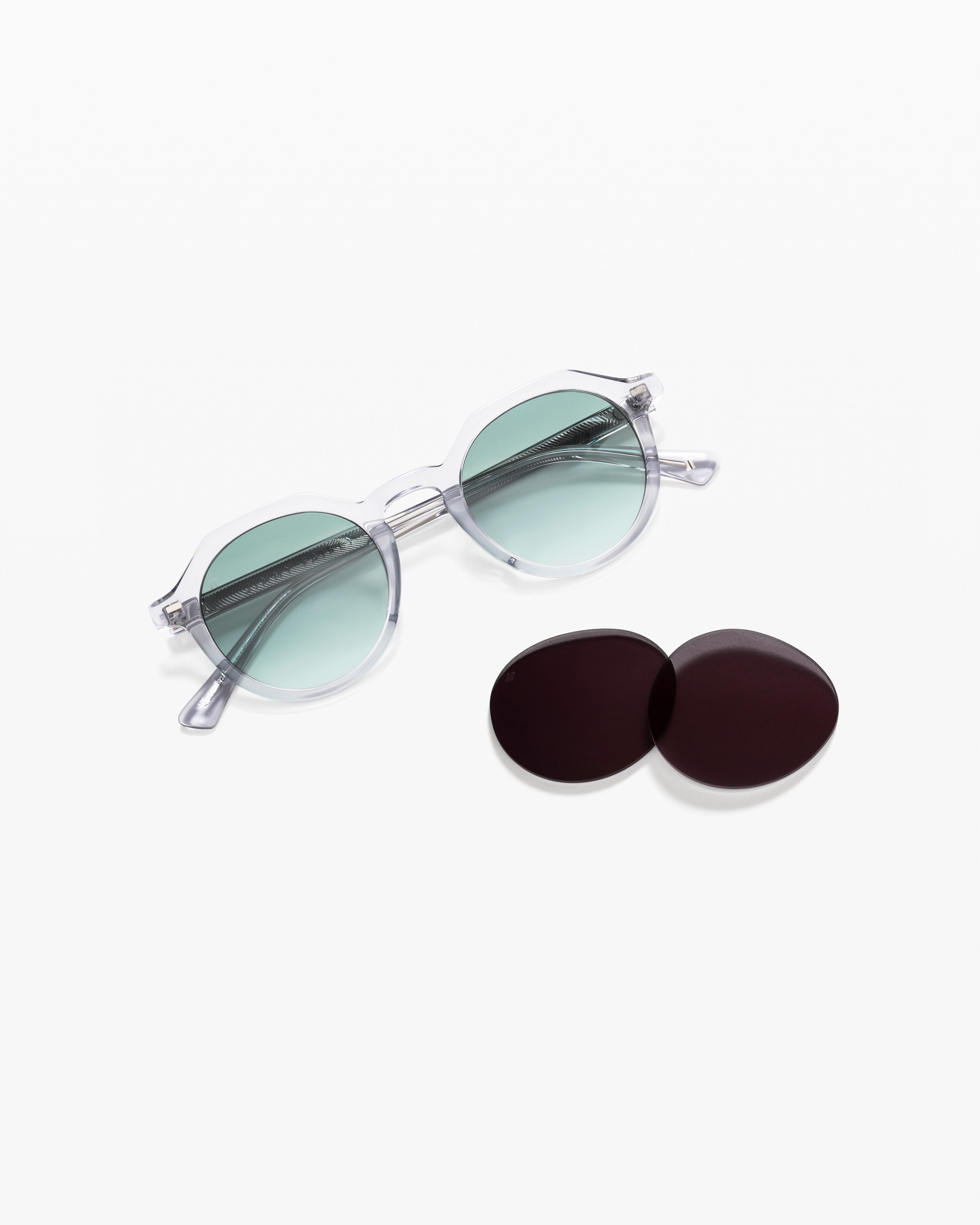 jimmy-fairly-la-coolio-jf-colors-lunettes-de-soleil-rondes-en-ac-tate-transparen image 2