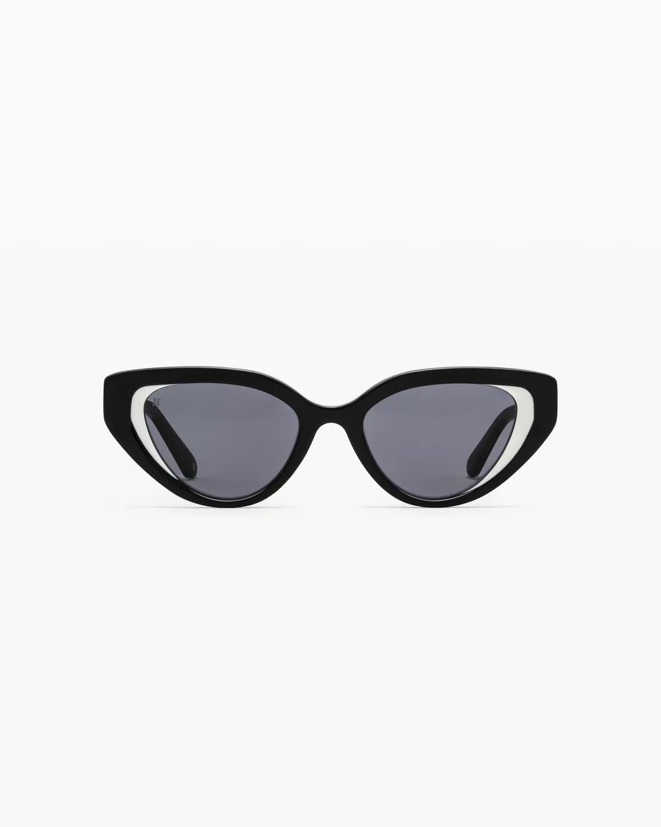 jimmy-fairly-la-linda-lunettes-de-soleil-papillon-en-ac-tate-femme-noir image 1