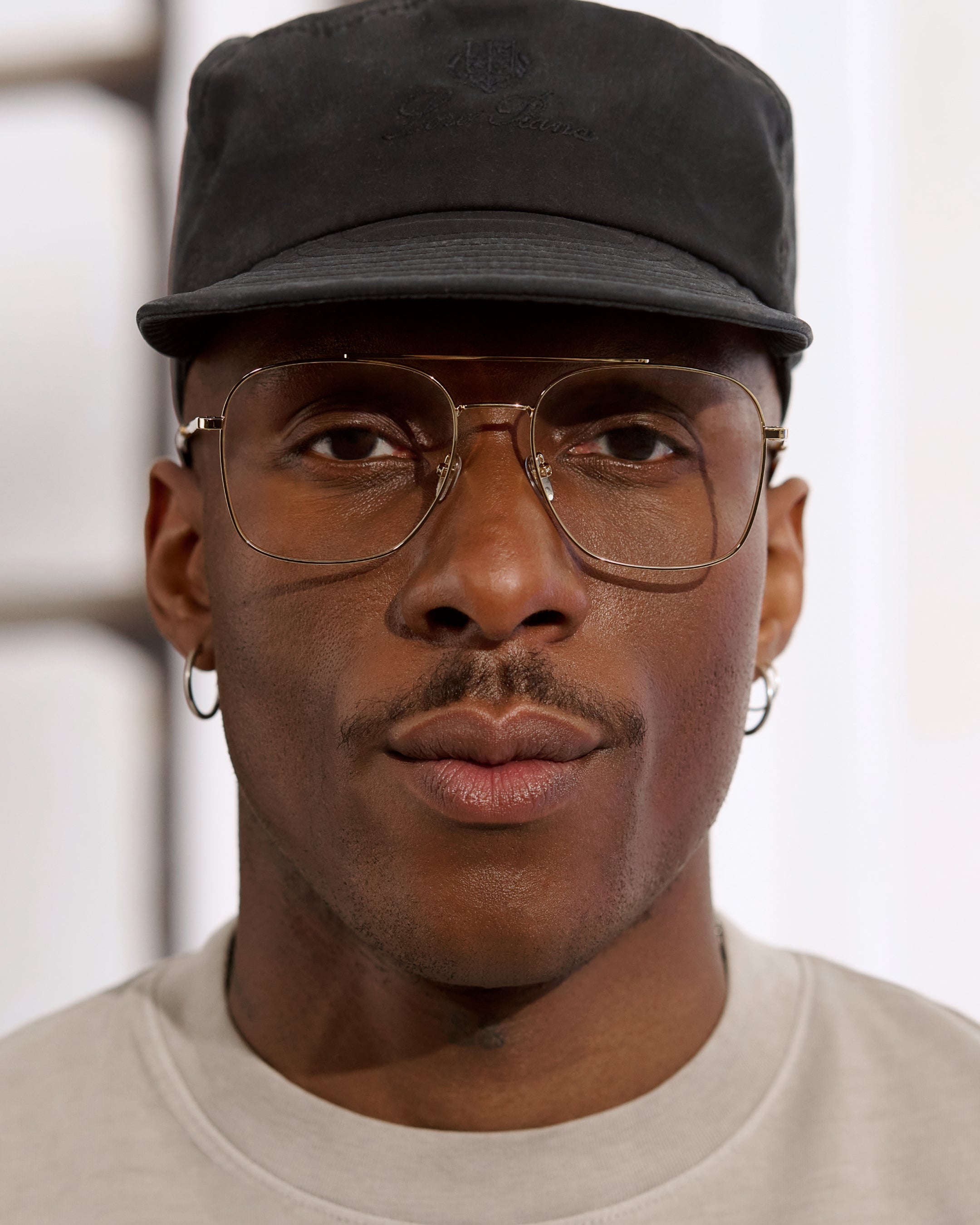 jimmy-fairly-la-lizzie-lunettes-de-vue-aviateur-mixte-acier-inoxydable-dor image 2