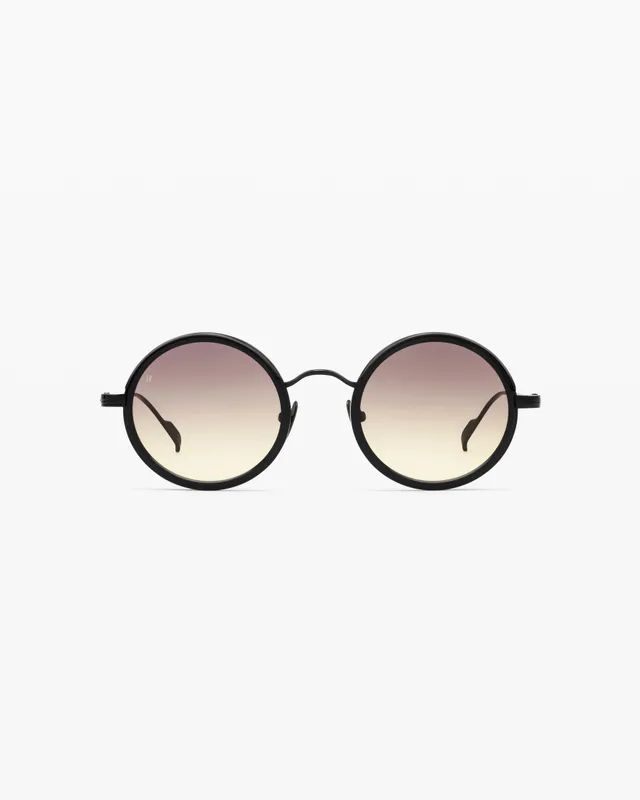 jimmy-fairly-la-e-033-lunettes-de-soleil-rondes-noires-homme image 1