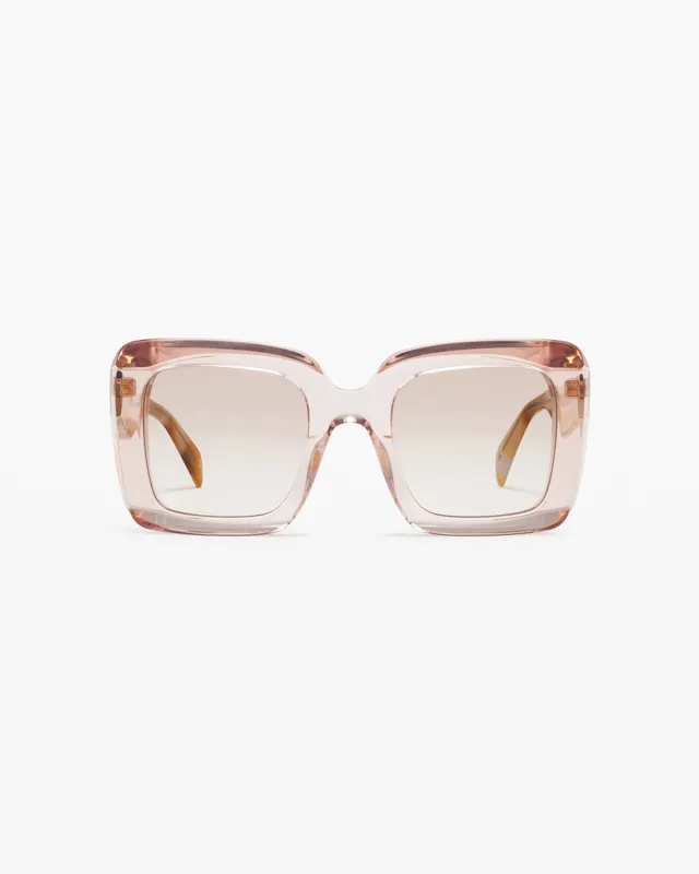 jimmy-fairly-la-bruma-lunettes-de-soleil-carr-es-oversize-cr-me-femme image 1