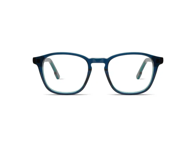 komono-marlon-slims-blue-loops-lunettes-de-vue-carr-es-ac-tate-cologique-petit-f image 1