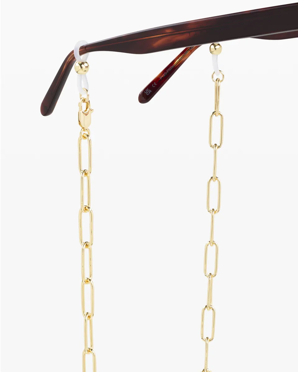 jimmy-fairly-la-patsy-cha-ne-pour-lunettes-en-acier-inoxydable-dor-adaptable-sur image 1