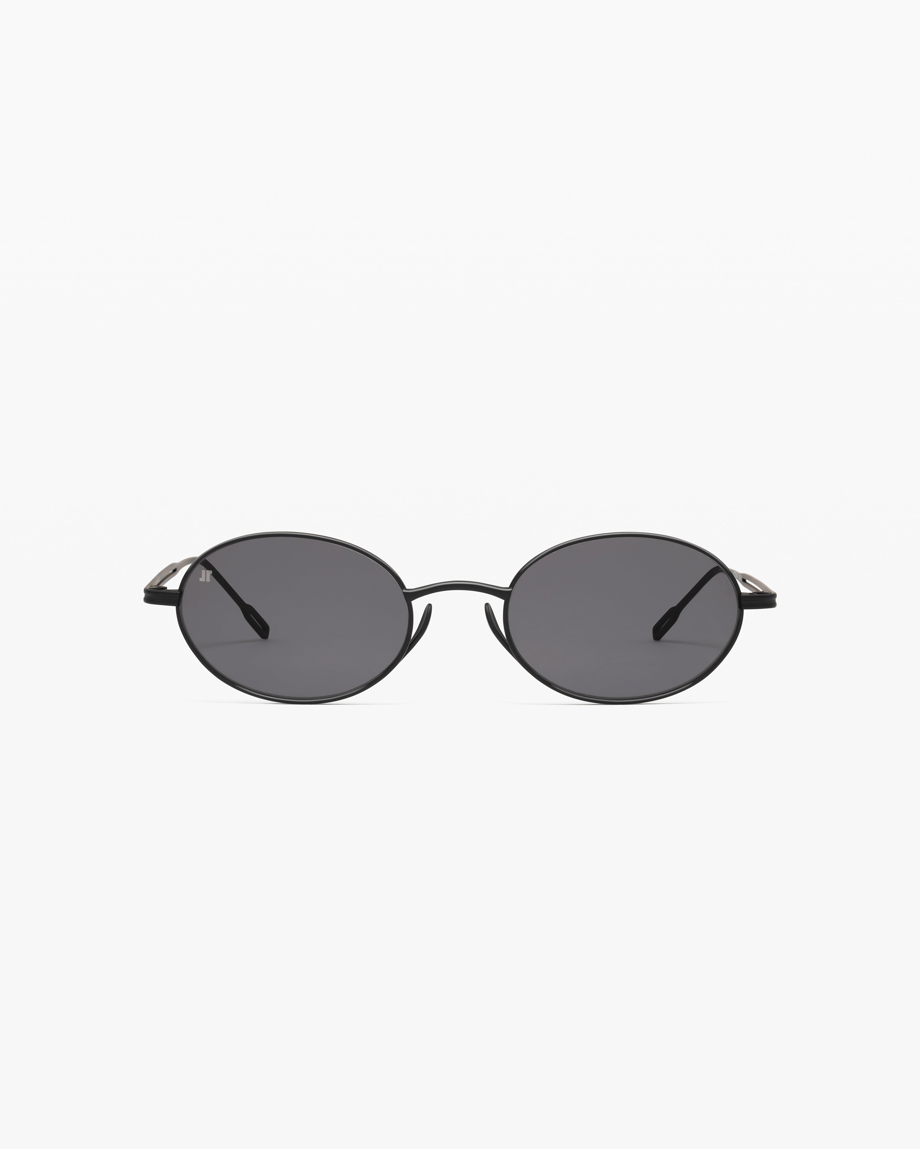 jimmy-fairly-la-elvie-lunettes-de-soleil-ovales-en-titane-noires-homme image 1