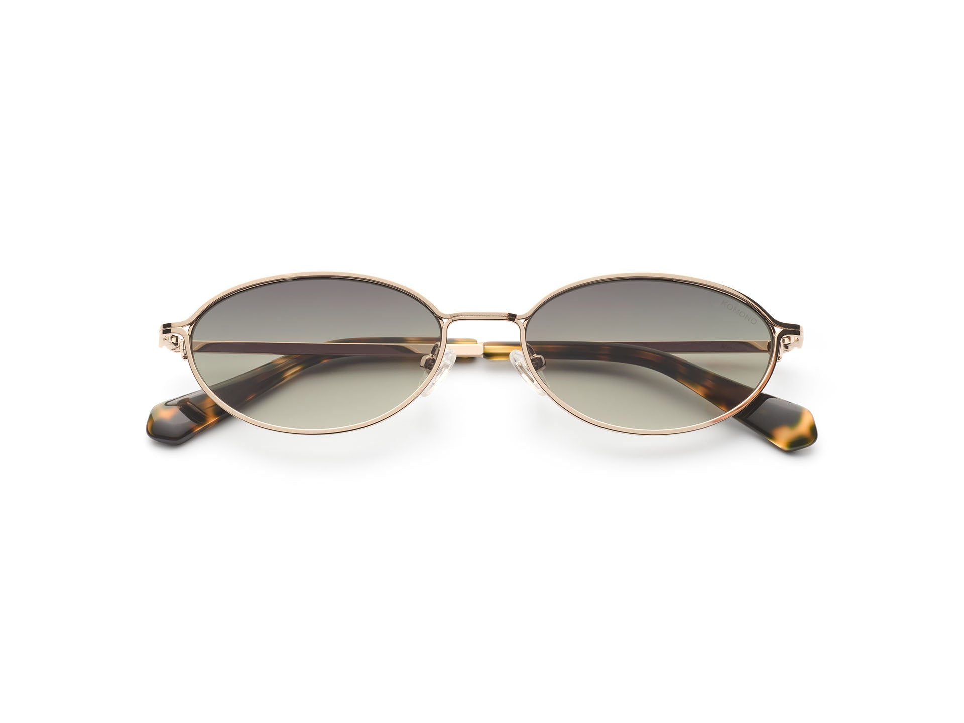 komono-tyla-white-gold-lunettes-de-vue-ovales-ultra-fines-en-acier-inoxydable image 3