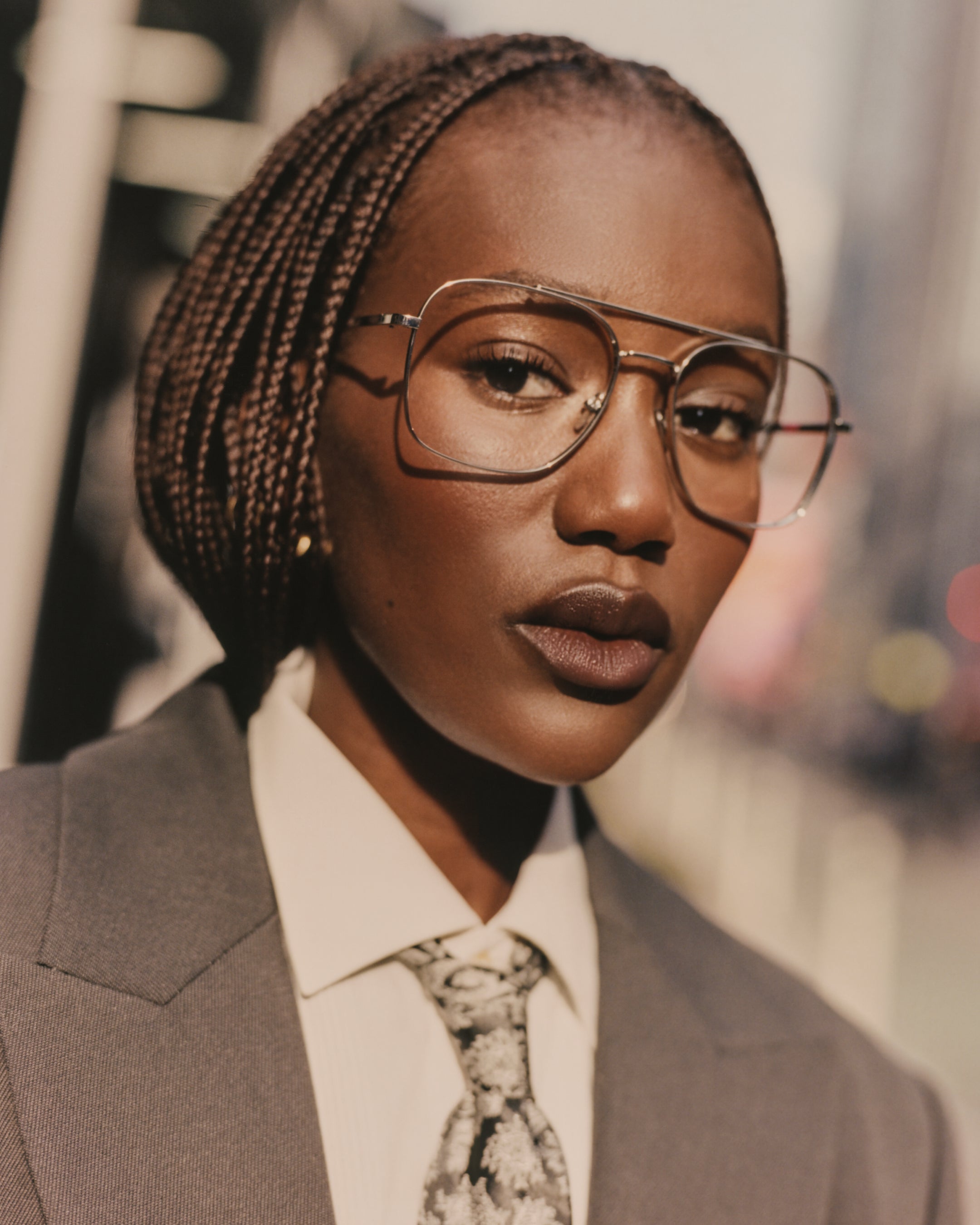 jimmy-fairly-la-lizzie-lunettes-de-vue-aviateur-oversize-en-acier-inoxydable-tai image 2