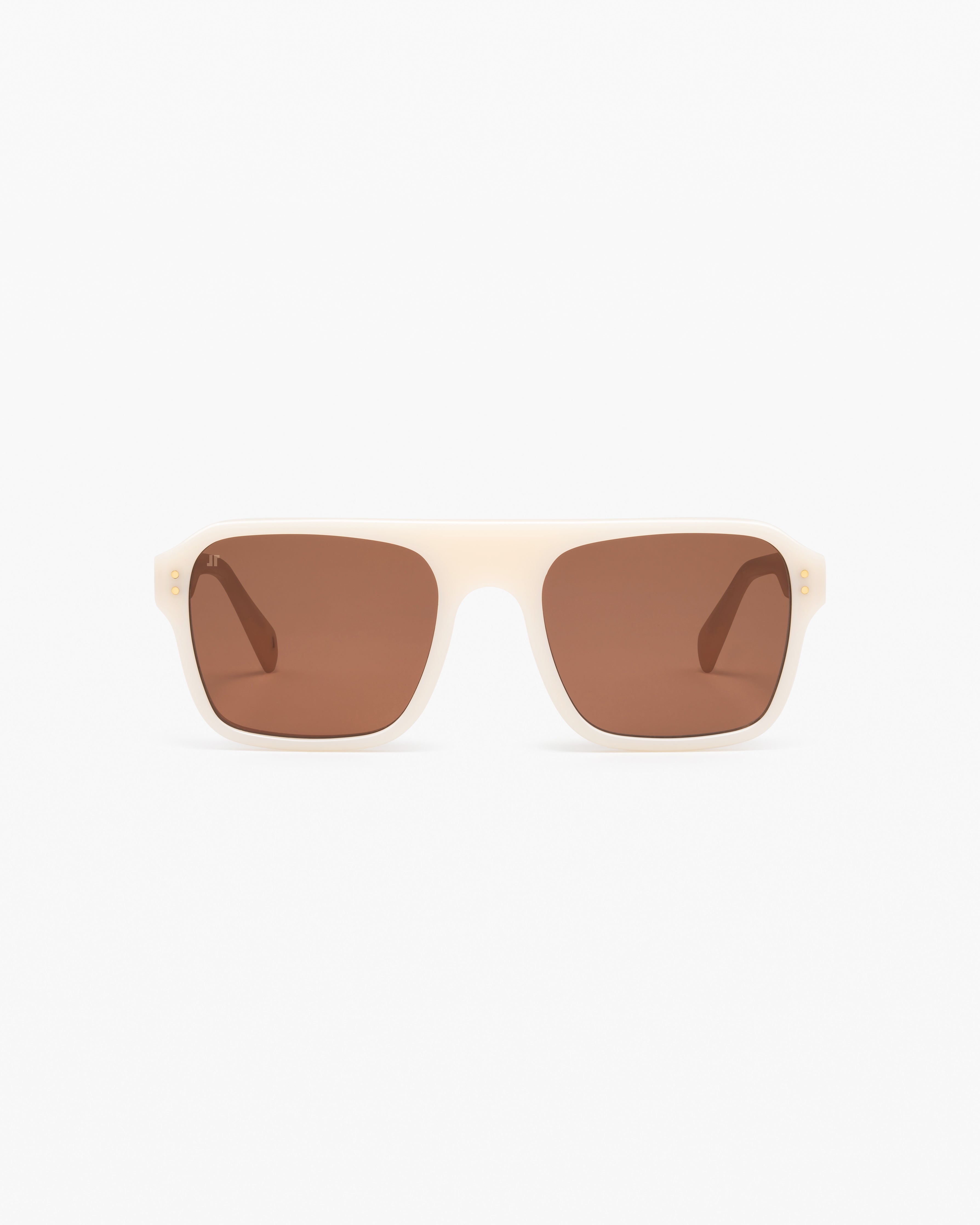 jimmy-fairly-la-mace-lunettes-de-soleil-aviateur-ivoire-femme image 1