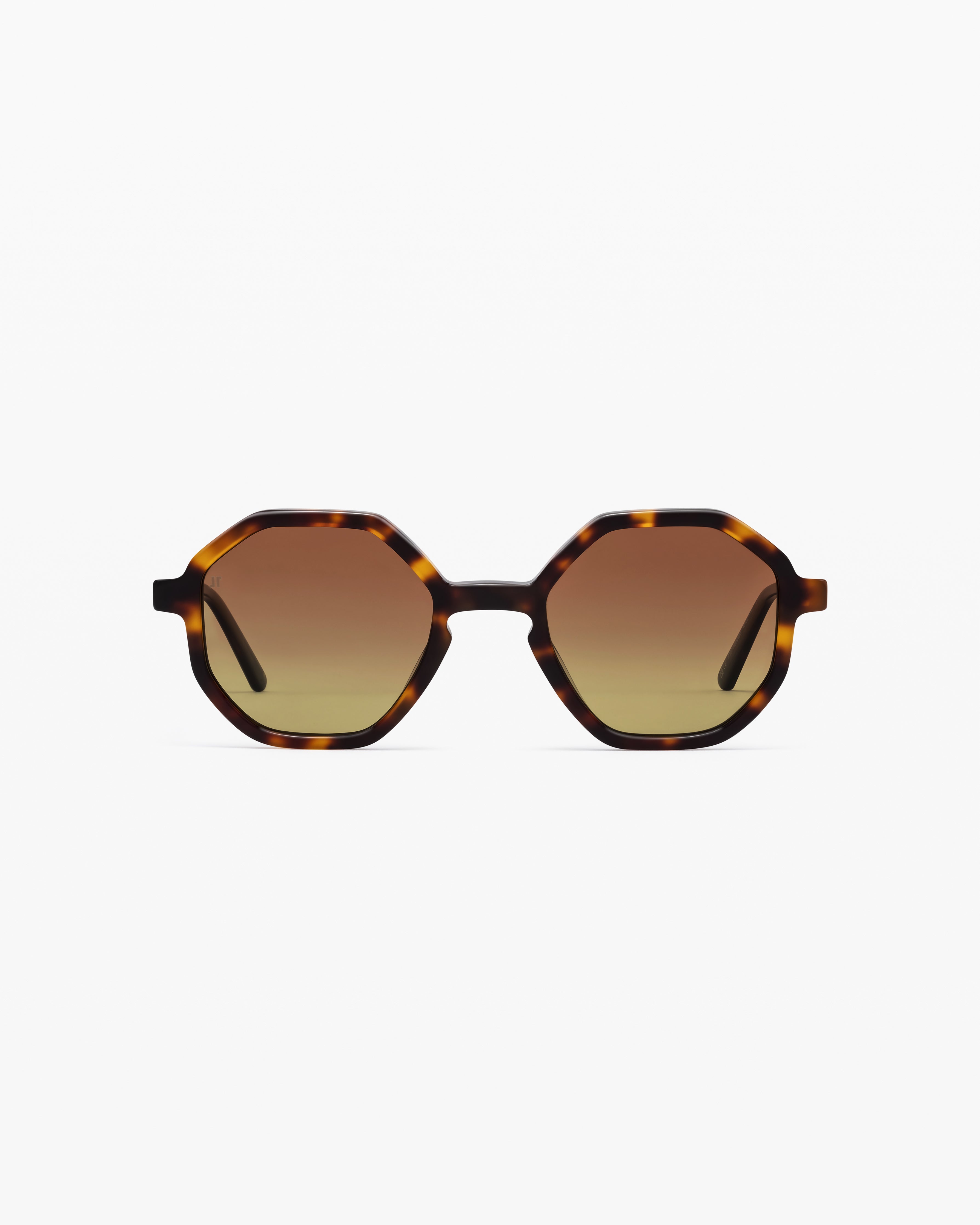 jimmy-fairly-la-west-coast-lunettes-de-soleil-hexagonales-marron-femme-taille-m image 1