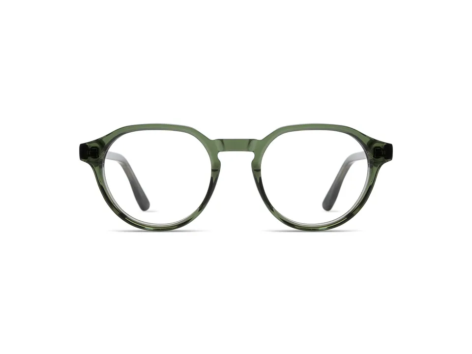 komono-nigel-slims-olive-ruby-lunettes-optiques-rondes-slims-en-co-ac-tate image 1