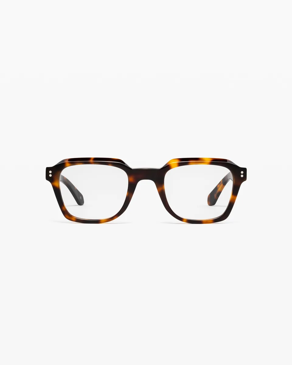 jimmy-fairly-la-lagos-lunettes-de-vue-carr-es-caille-fonc-e image 1