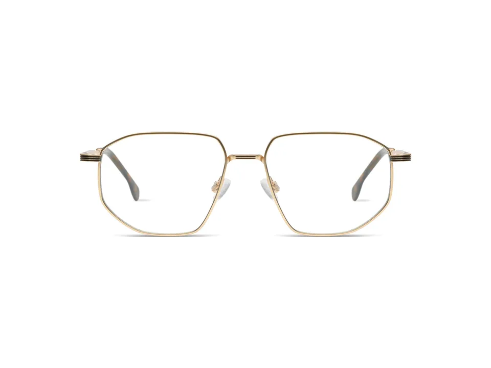 komono-ana-axel-gold-giraffe-lunettes-titane-finition-dor-e image 1