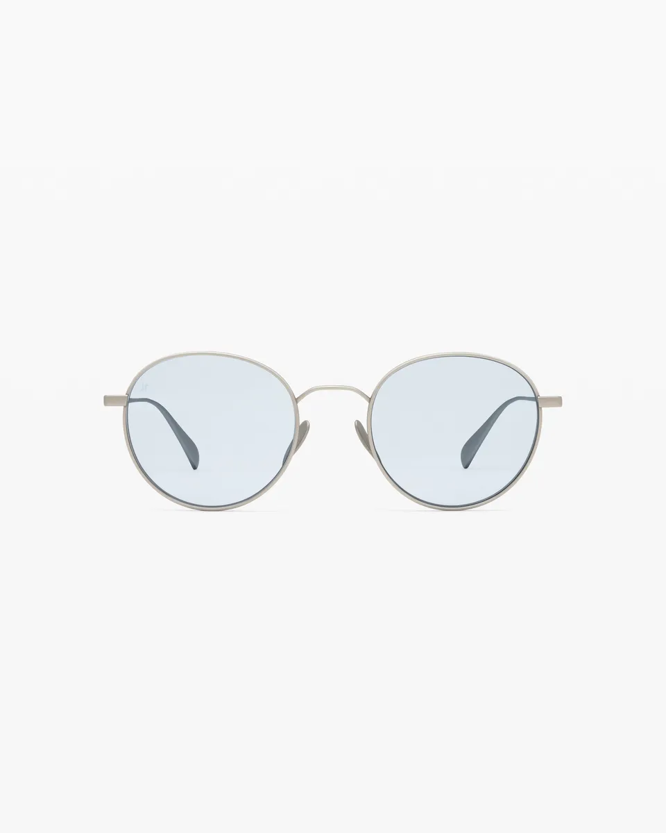 jimmy-fairly-la-benton-lunettes-de-soleil-ovales-titane-argent-verres-teint-s image 1
