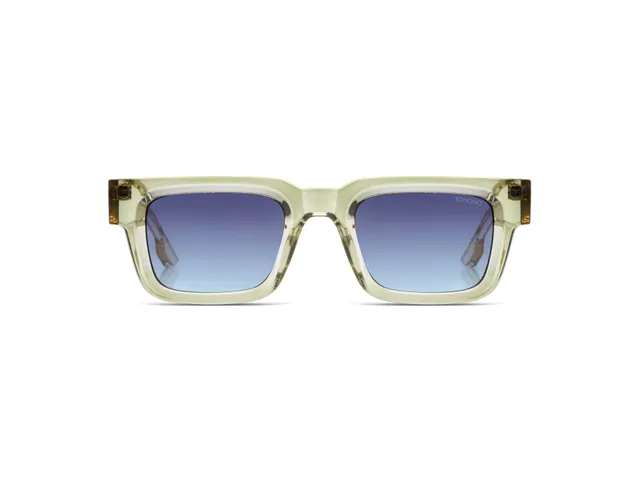 komono-victor-lunettes-de-soleil-rectangulaires-sage-gradient image 1