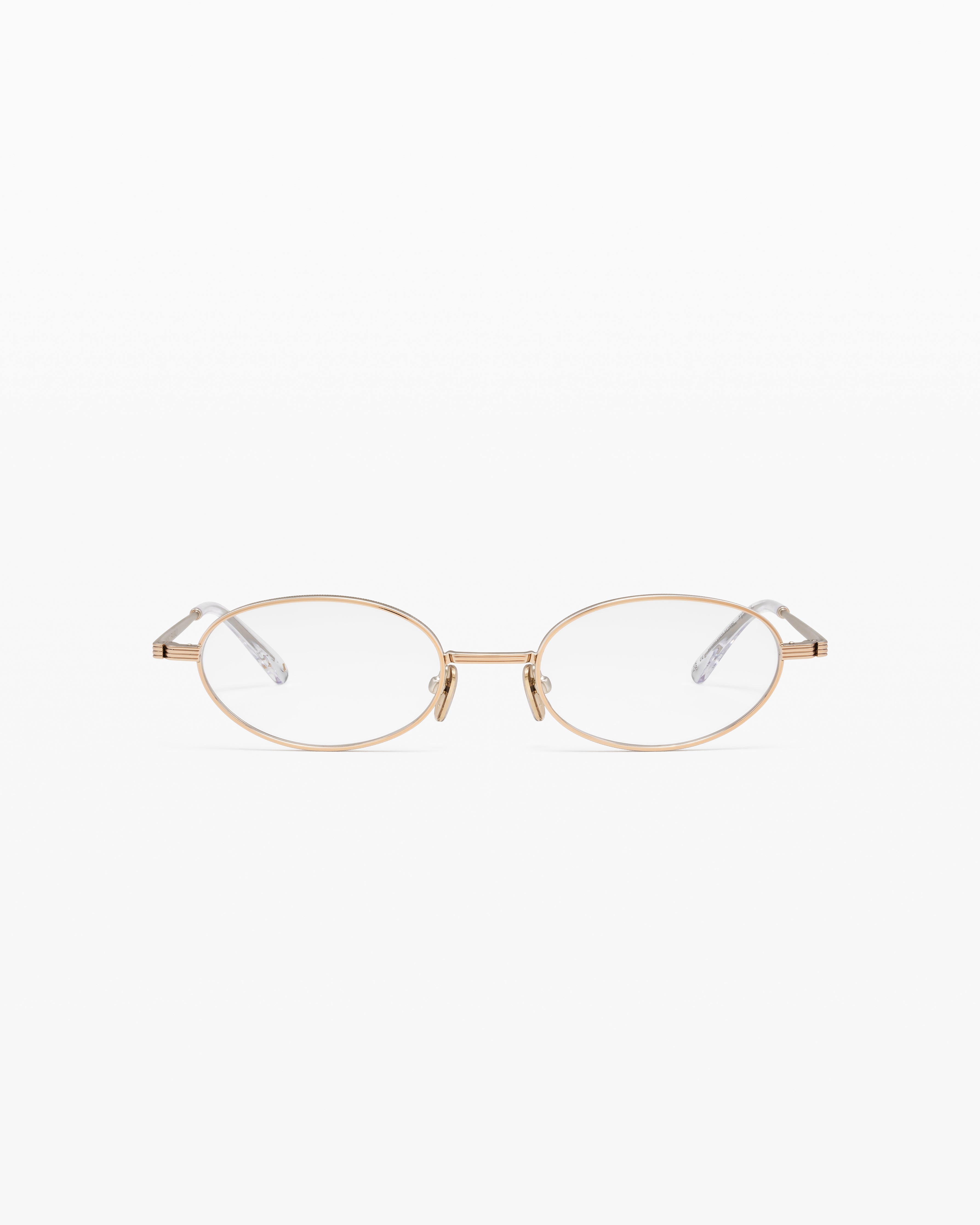 jimmy-fairly-la-belmont-lunettes-de-vue-ovales-homme-en-acier-inoxydable-dor-cha image 1