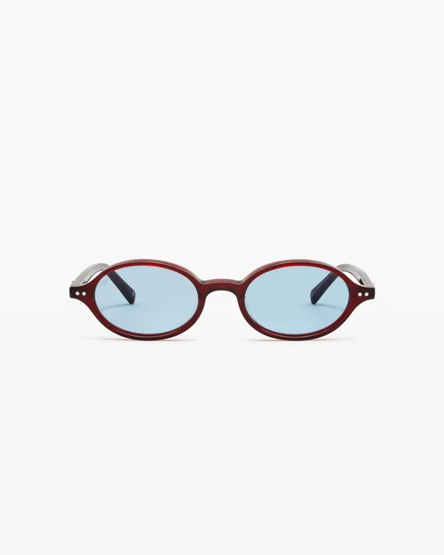 jimmy-fairly-la-elvie-slim-jf-colors-lunettes-de-soleil-ovales-rouge-cat-gorie-1 image 1