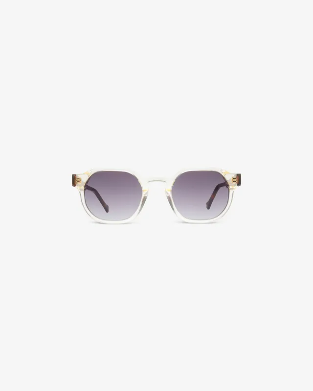 le-petit-lunetier-cole-transparent-lunettes-de-soleil-r-tro-en-ac-tate-transpare image 1