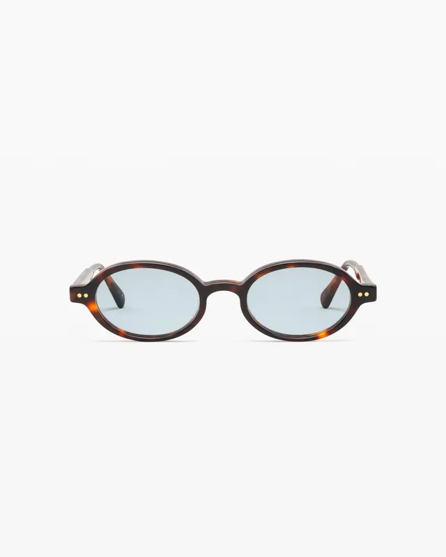 jimmy-fairly-la-elvie-lunettes-de-soleil-ovales-en-ac-tate-taille-m-caille-fonc- image 1
