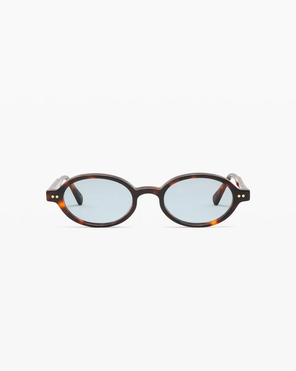 jimmy-fairly-la-elvie-lunettes-de-soleil-ovales-en-ac-tate-taille-m-caille-fonc- image 1