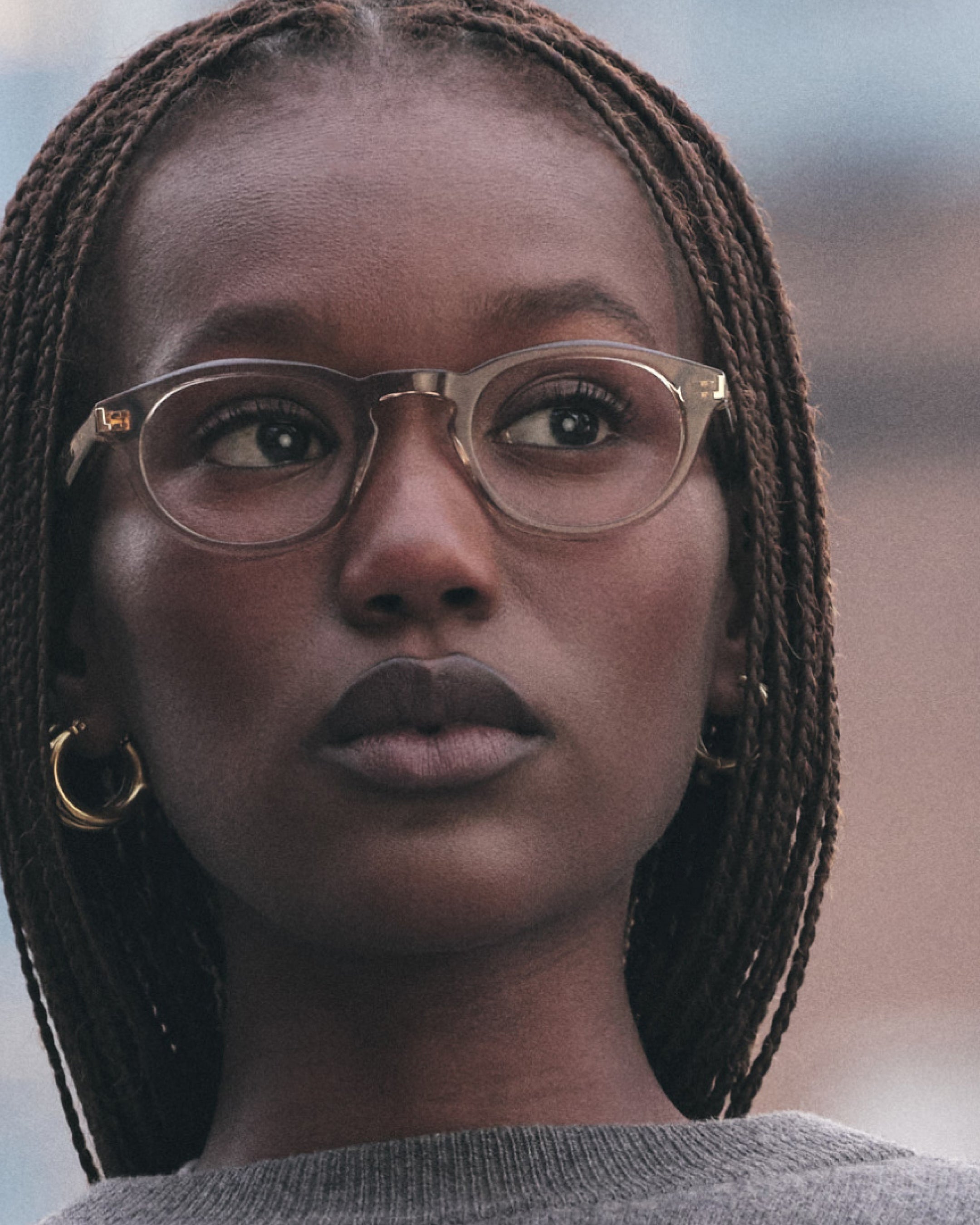 jimmy-fairly-la-riverdale-lunettes-de-vue-ovales-marron-femme-taille-s image 2