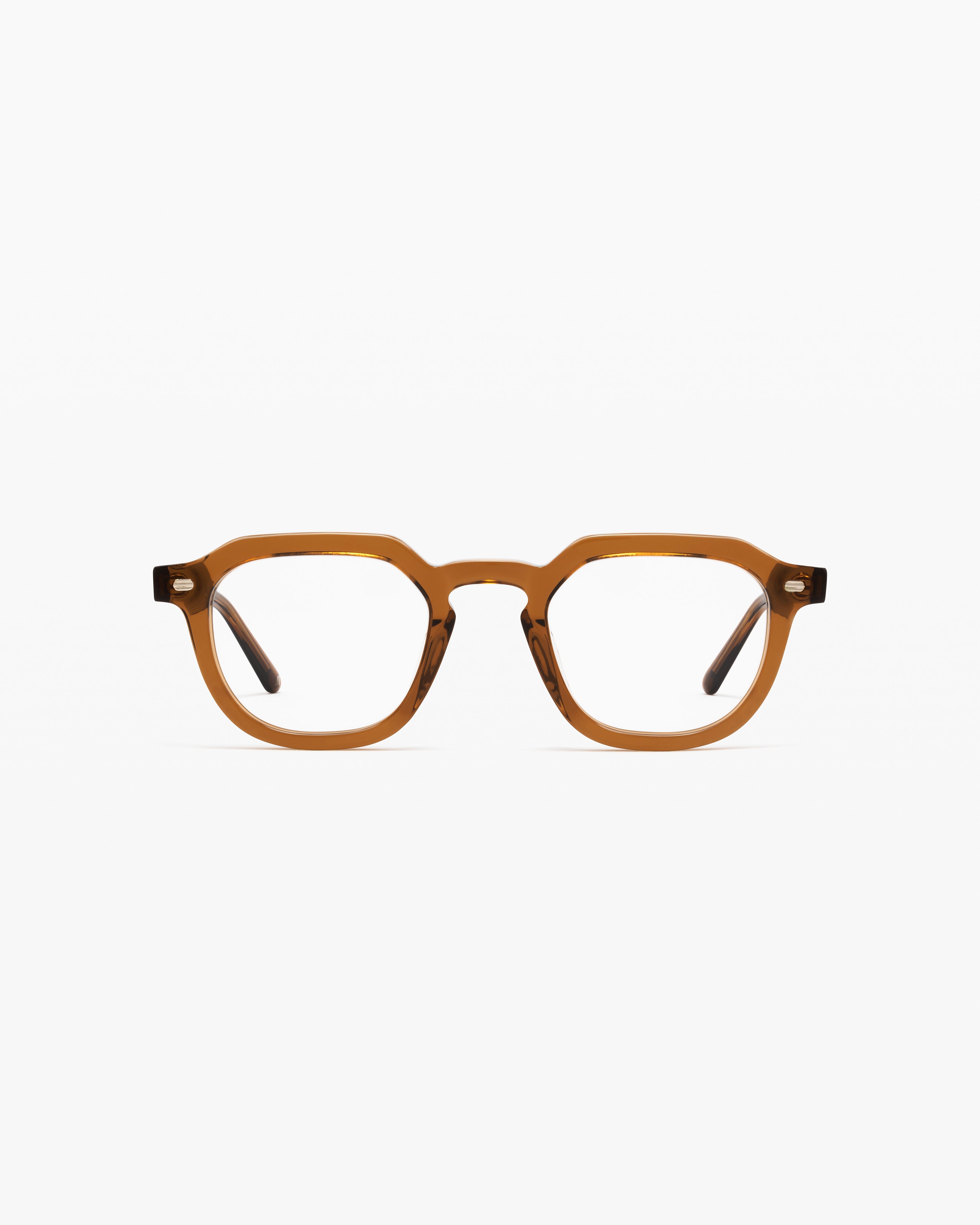 jimmy-fairly-la-oros-l-lunettes-de-vue-rectangulaires-aviateur-en-ac-tate-marron image 1