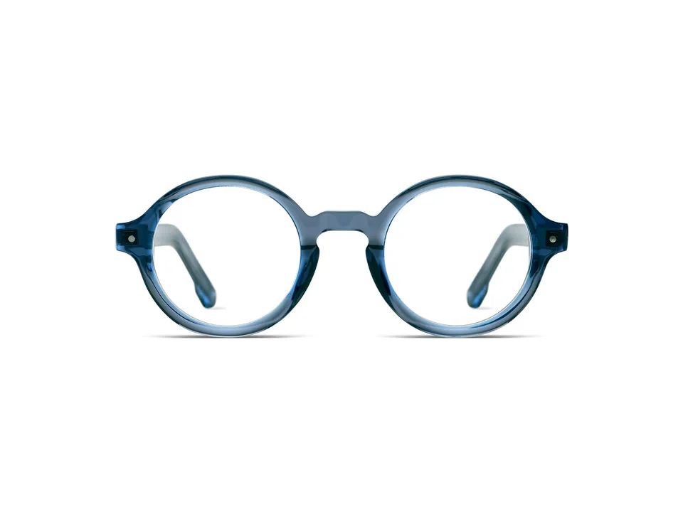 komono-quinn-blue-ruby-lunettes-de-vue-rondes-bleues image 1