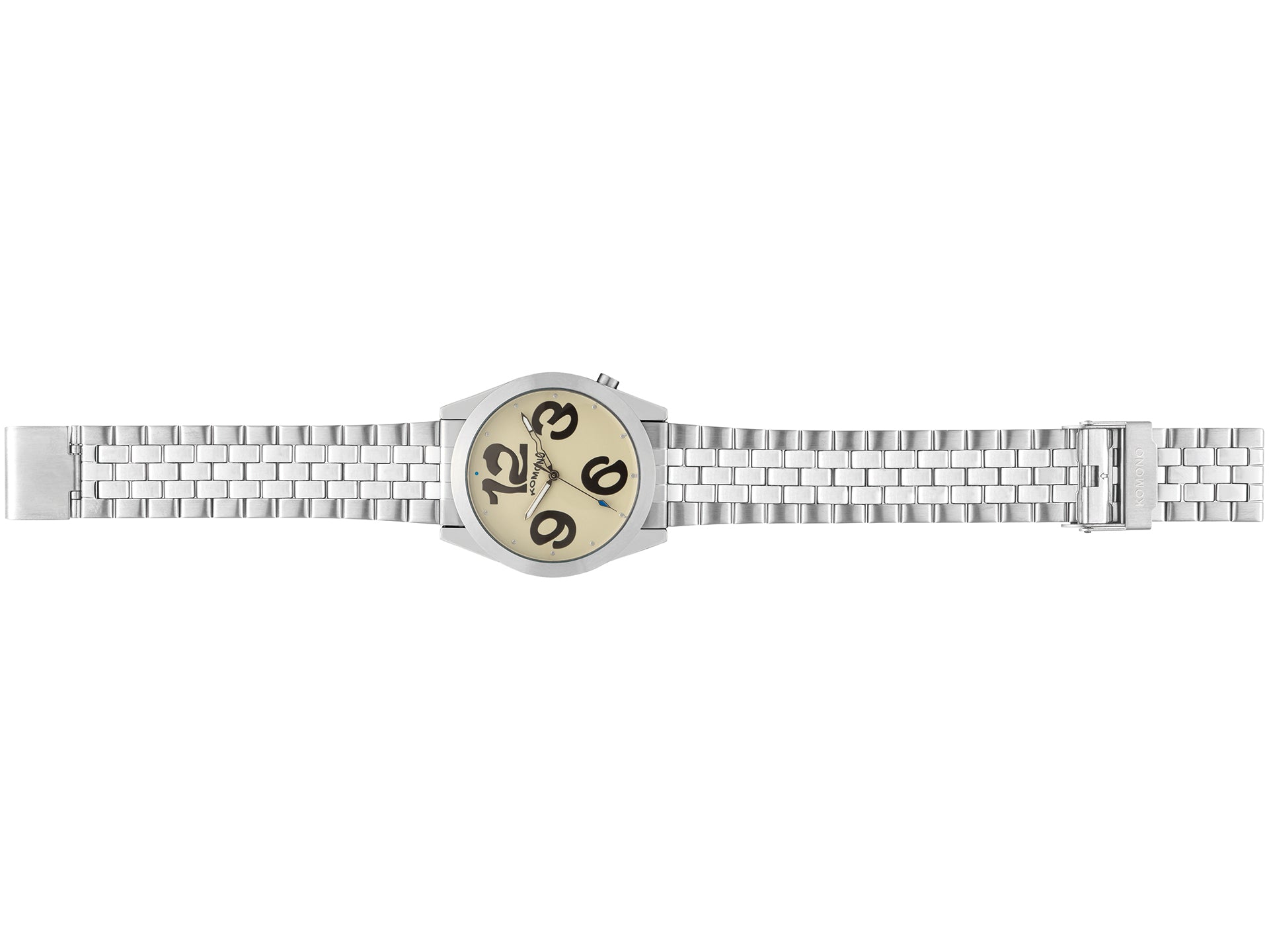 komono-ray-liquid-estate-silver-marshmallow-montre-acier image 2