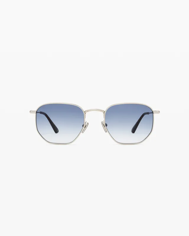 jimmy-fairly-la-ash-l-lunettes-de-soleil-hexagonales-argent-es-pour-homme-verres image 1