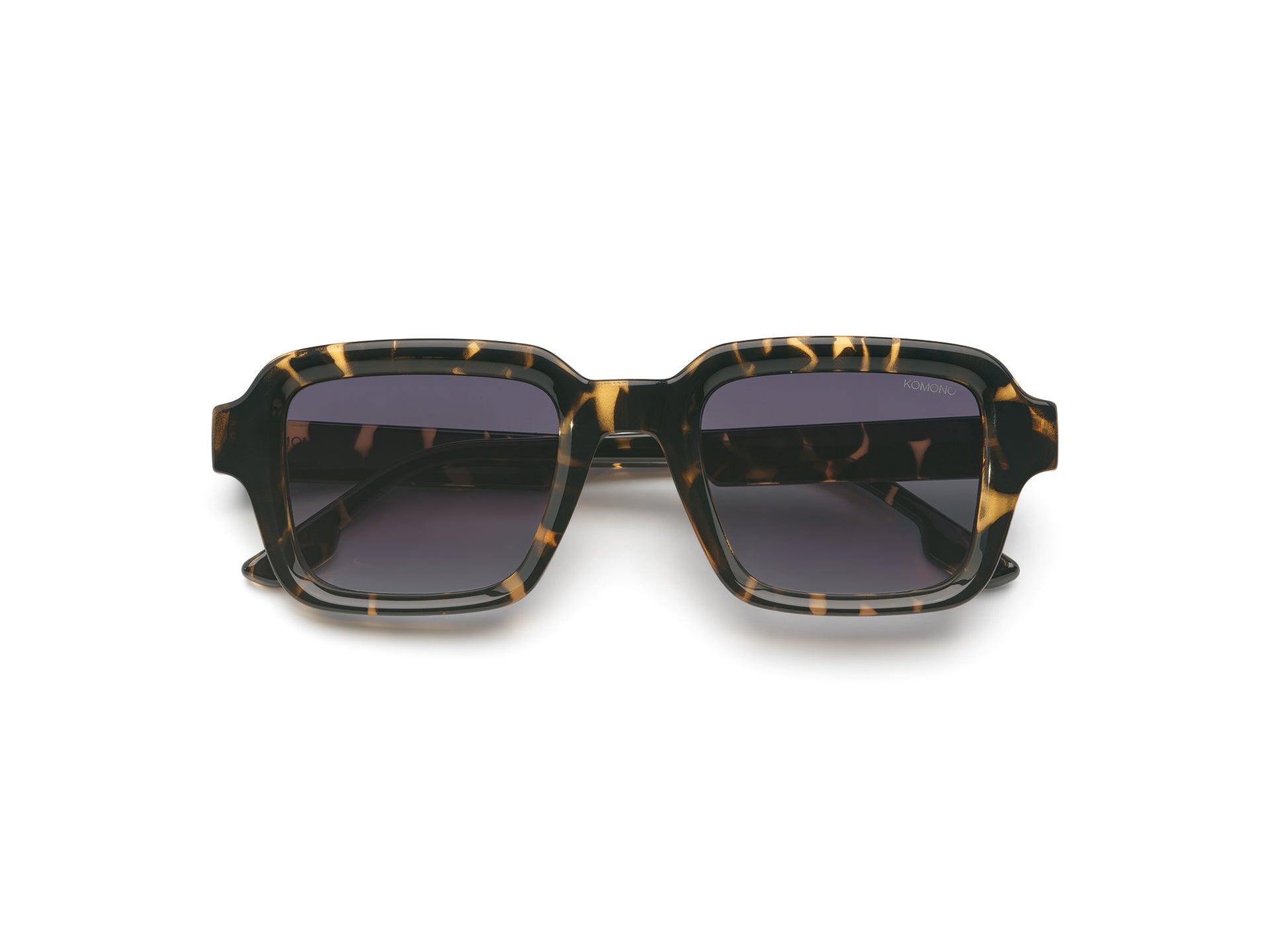 lunettes-de-soleil-komono-lionel-dark-tortoise image 1