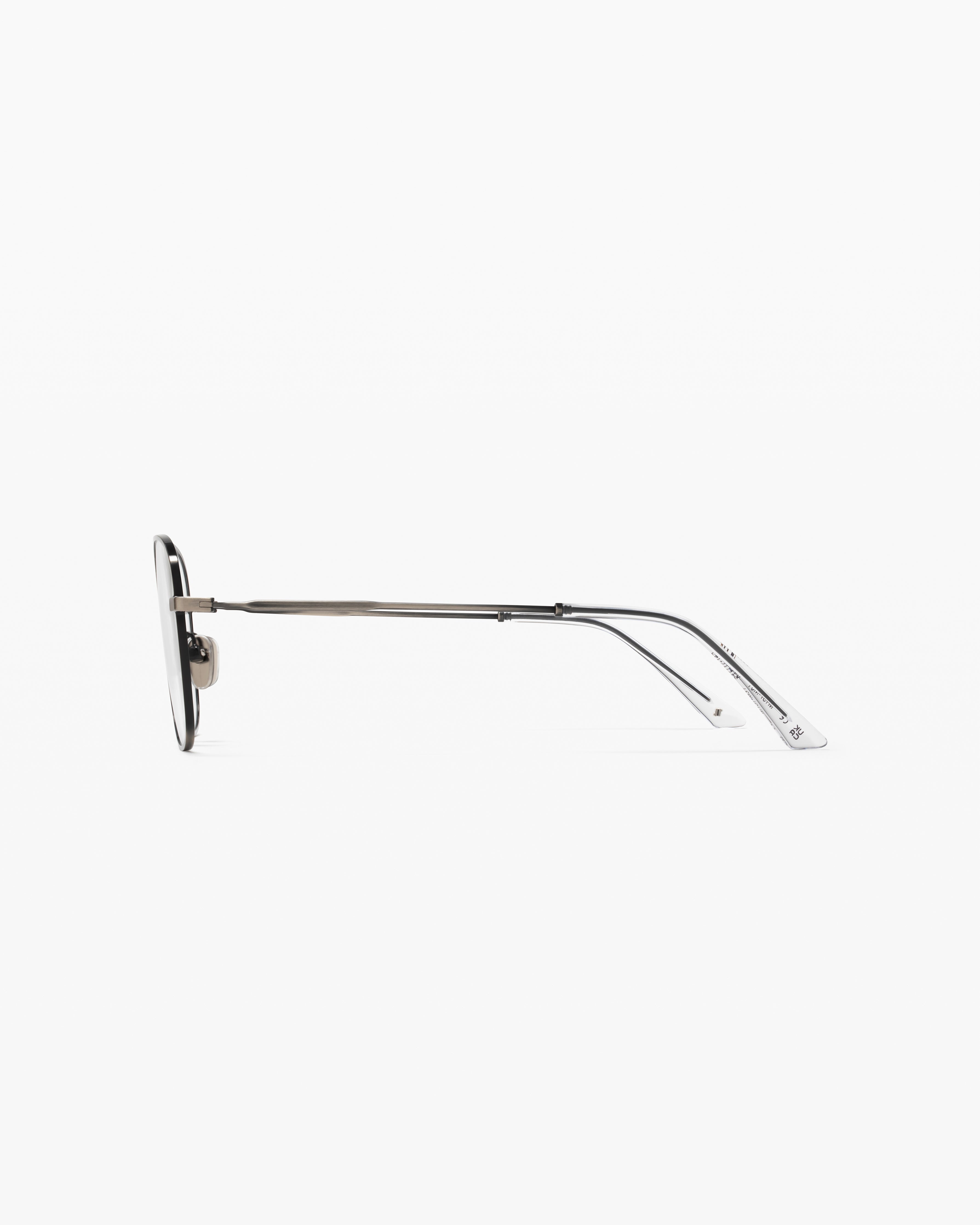jimmy-fairly-la-rocky-lunettes-de-vue-homme-aviateur-en-acier-inoxydable-gunmeta image 2