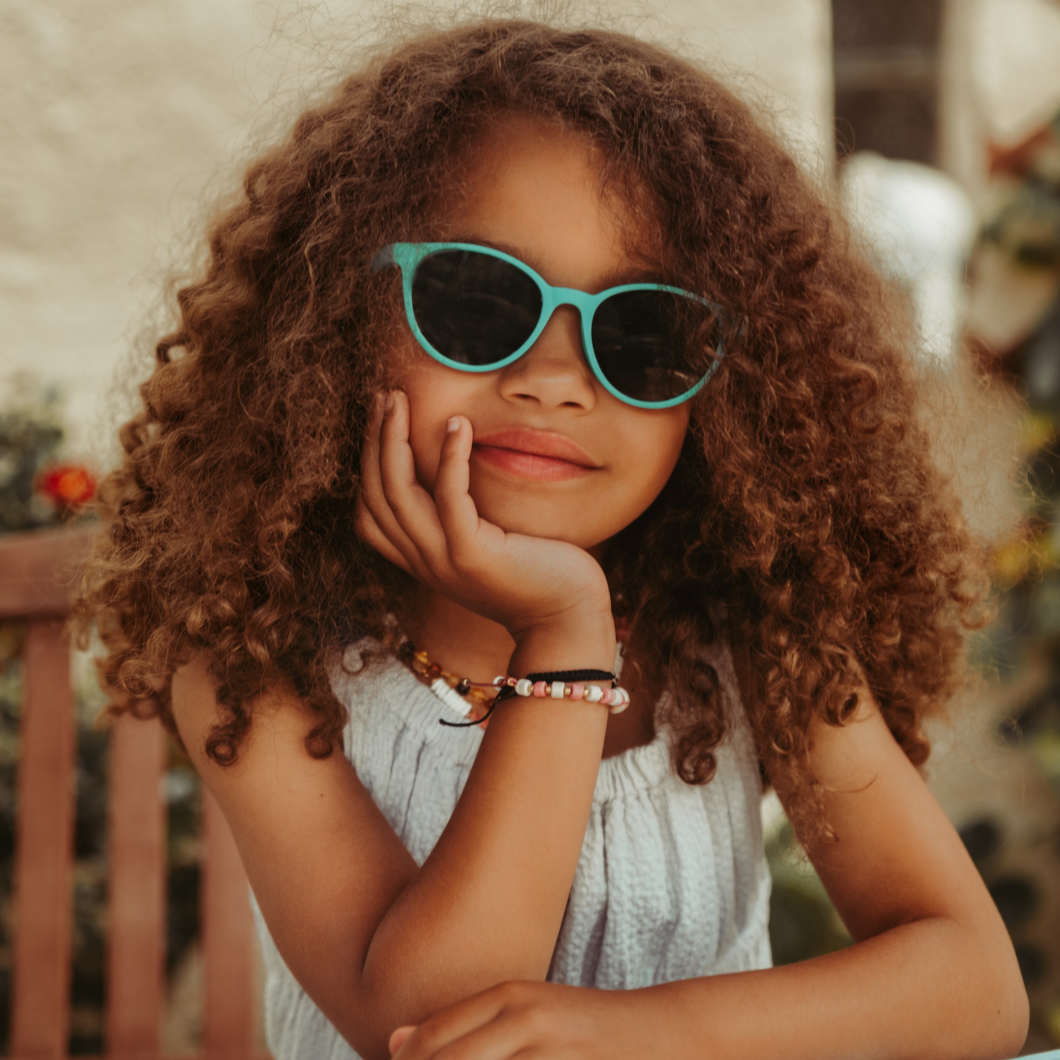 le-petit-lunetier-naor-a-3-7-ans-vert-lunettes-de-soleil-enfant image 2