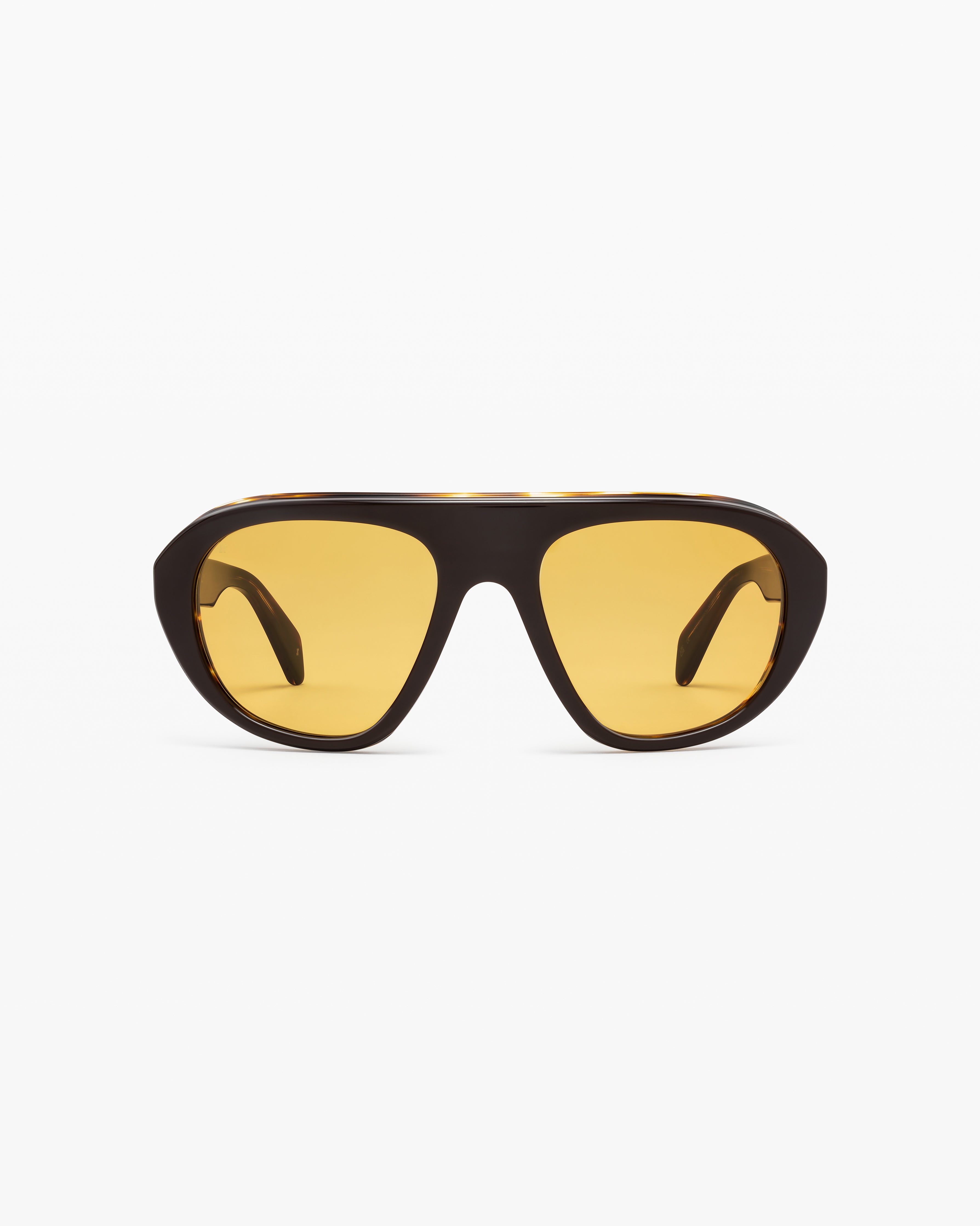 jimmy-fairly-la-morris-lunettes-de-soleil-aviateur-en-ac-tate-de-cellulose-marro image 1