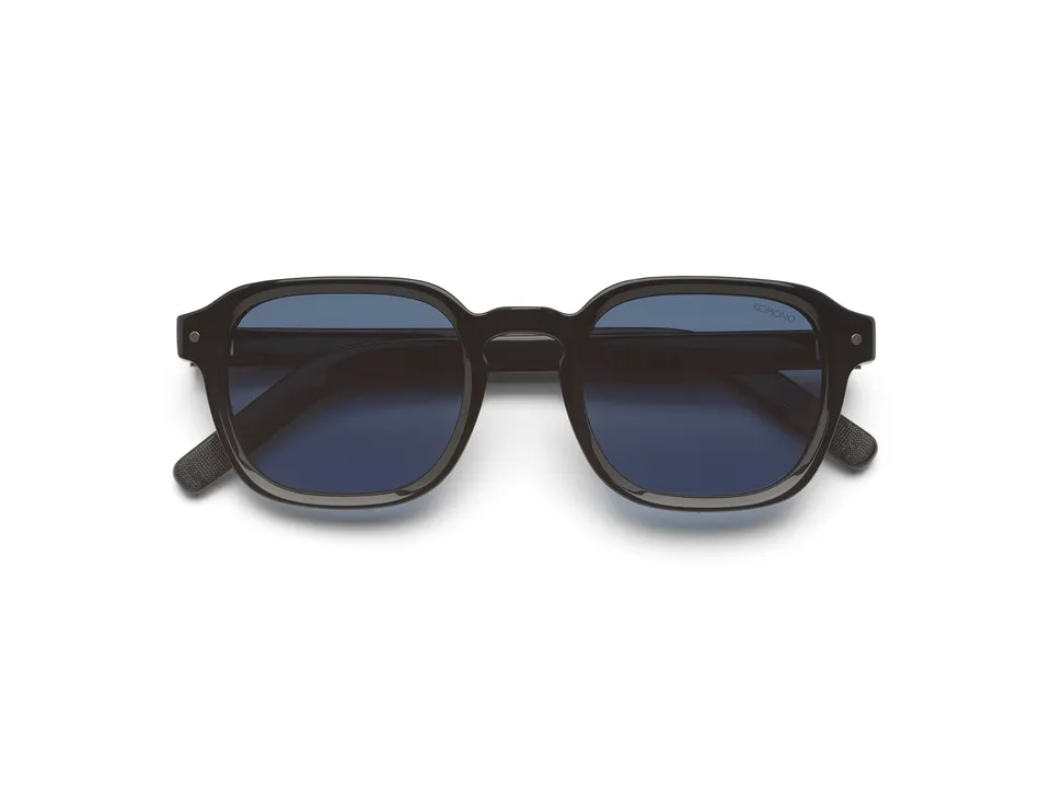 komono-knox-black-lunettes-de-soleil-carr-es-ac-tate-cologique-verres-polaris-s- image 1