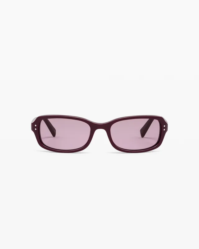 jimmy-fairly-la-jani-lunettes-de-soleil-rectangulaires-en-ac-tate-violet-style-9 image 1
