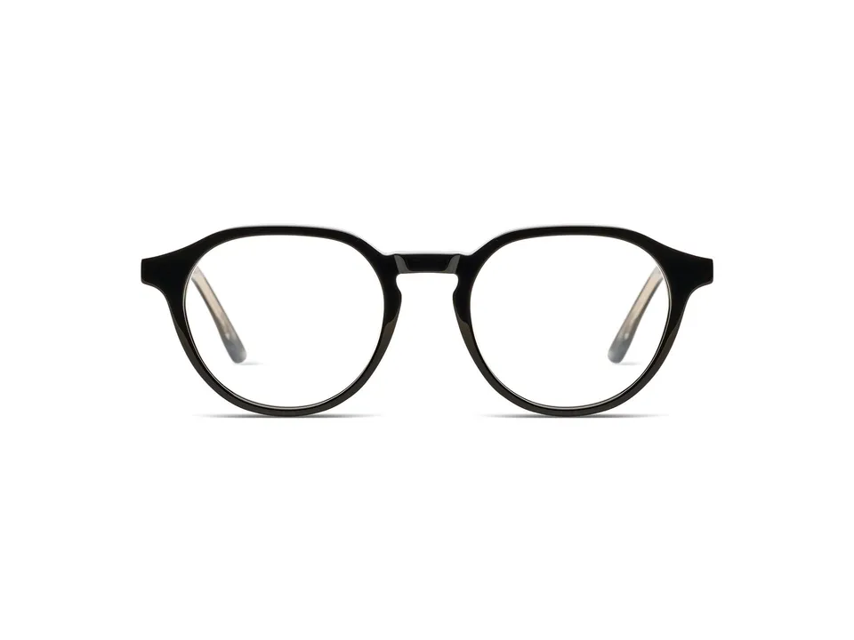komono-nigel-grand-black-rain-lunettes-de-vue-coupe-plate-grand-format image 1