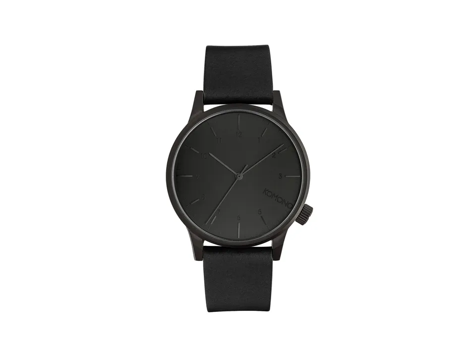 komono-winston-regal-montre-all-black image 1