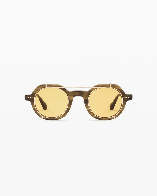jimmy-fairly-la-mint-lunettes-de-soleil-rondes-vertes-verres-teint-s-homme-mediu image 1