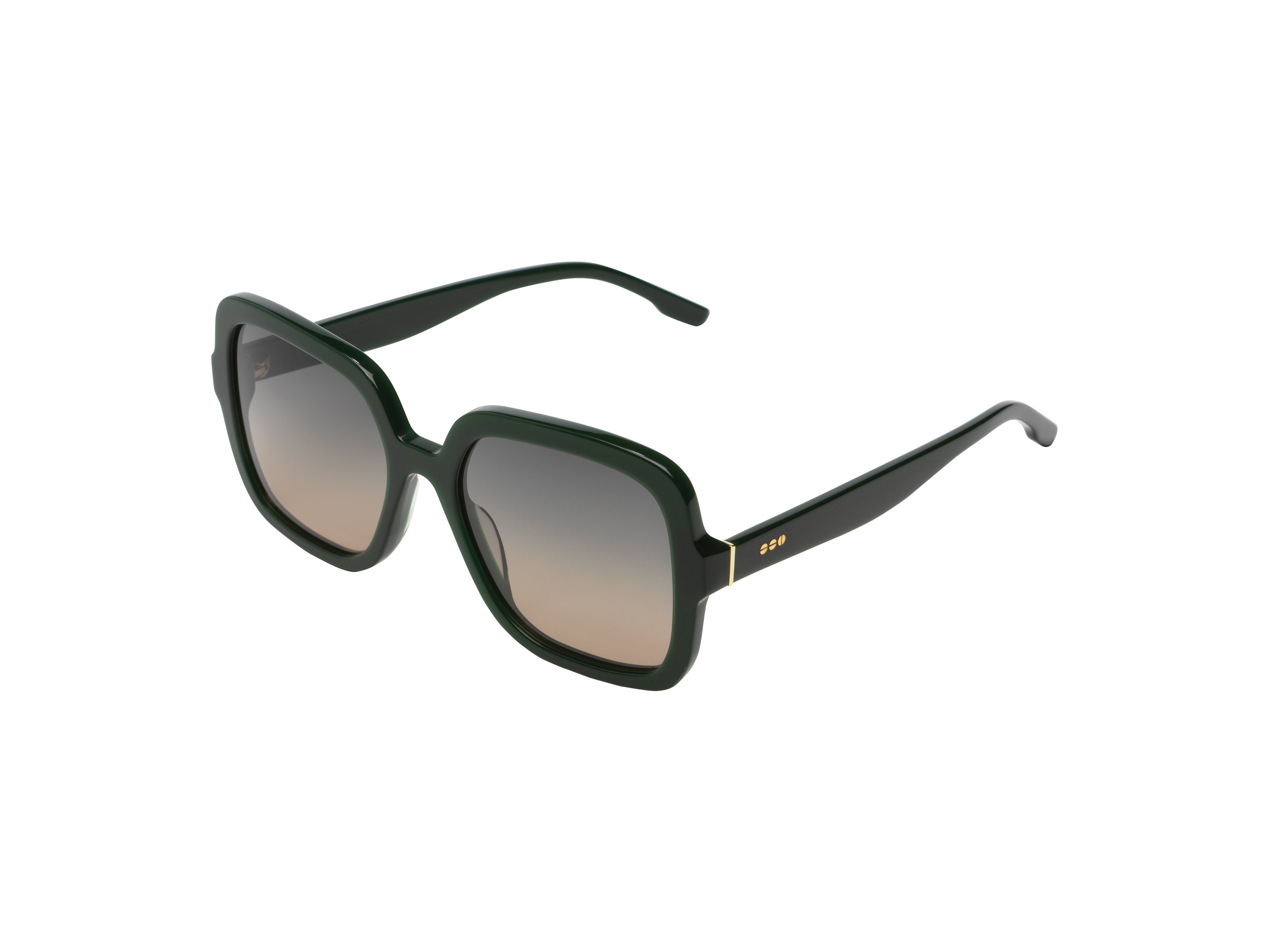 komono-miley-lunettes-de-soleil-hunter-white-gold-polaris-es-large image 2