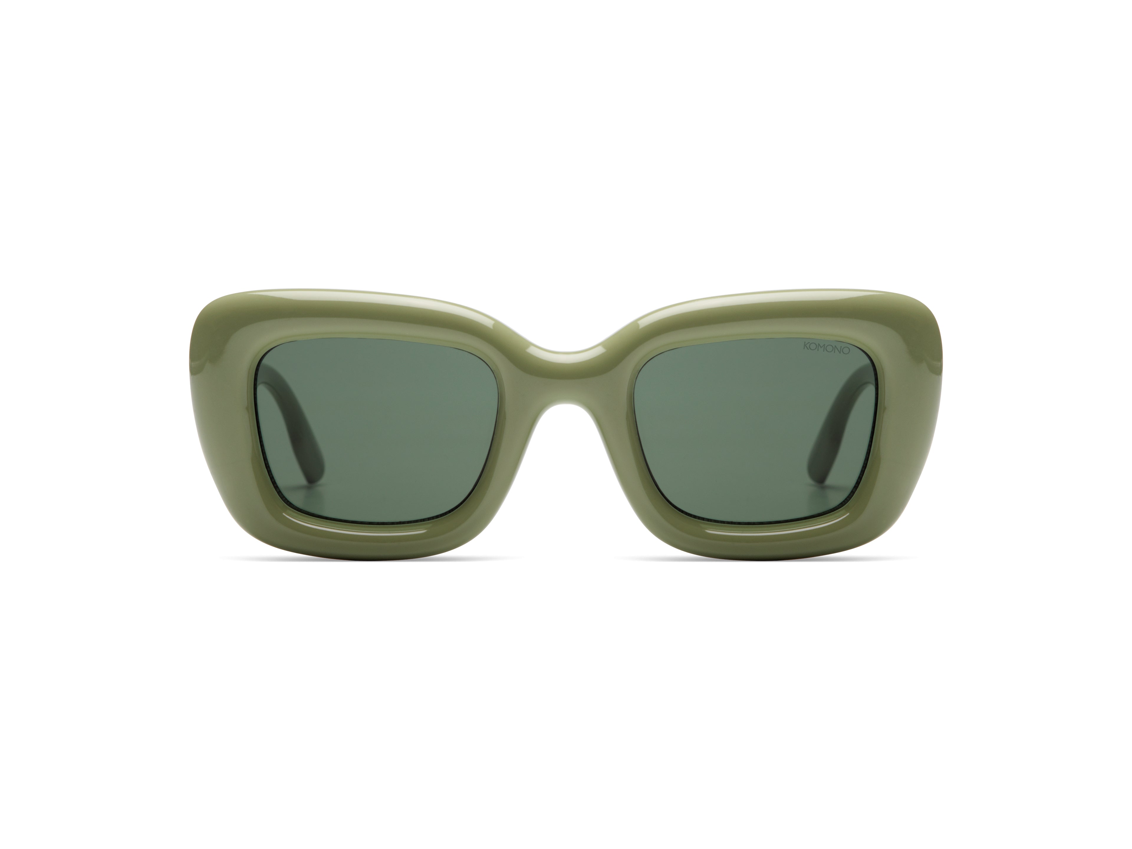 komono-vita-moss-lunettes-cat-eye-vert-bio-nylon-taille-l image 1
