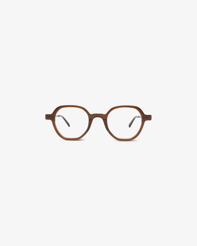 le-petit-lunetier-dan-lunettes-anti-lumi-re-bleue-rondes-ac-tate-marron-transluc image 1