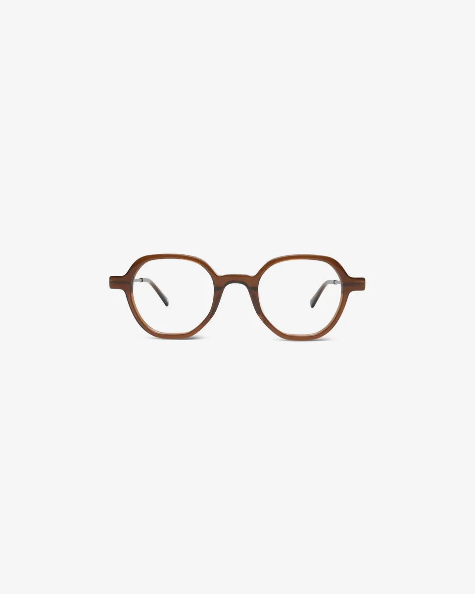 le-petit-lunetier-dan-lunettes-anti-lumi-re-bleue-rondes-ac-tate-marron-transluc image 1