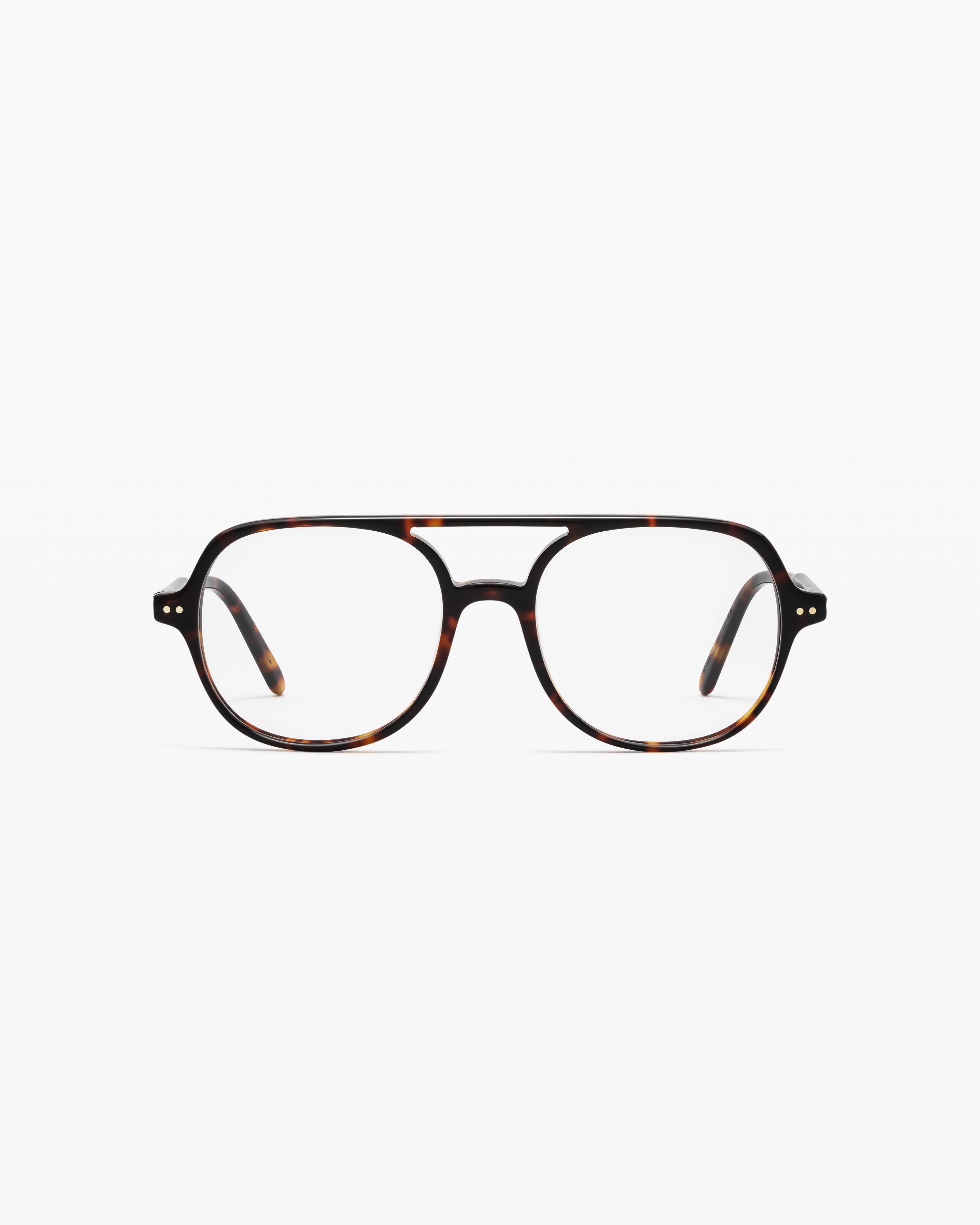 jimmy-fairly-la-steam-lunettes-de-vue-aviateur-en-ac-tate-caille-fonc-e-unisexe image 1