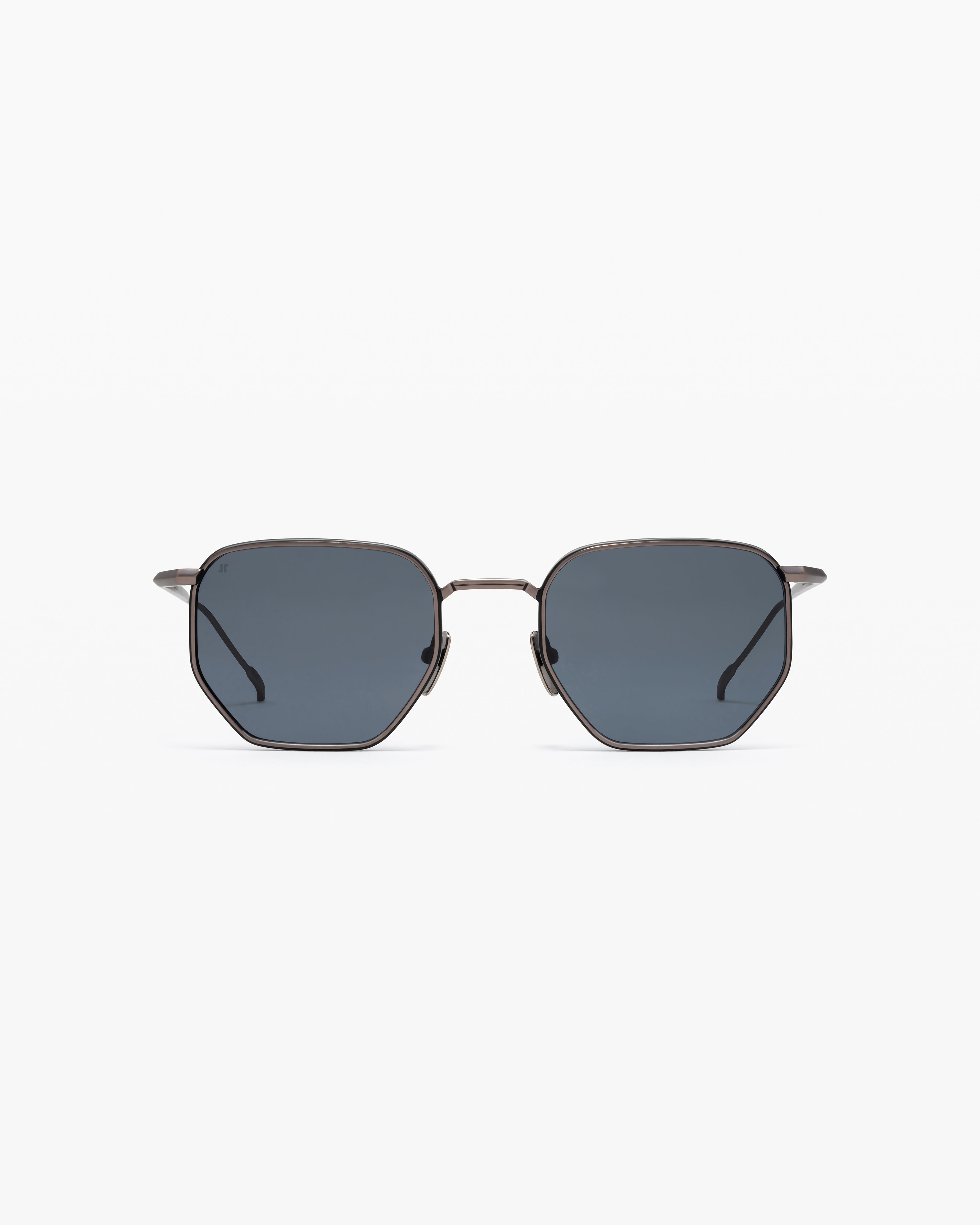 jimmy-fairly-la-isha-lunettes-de-soleil-hexagonales-en-titane-japonais-gunmetal- image 1