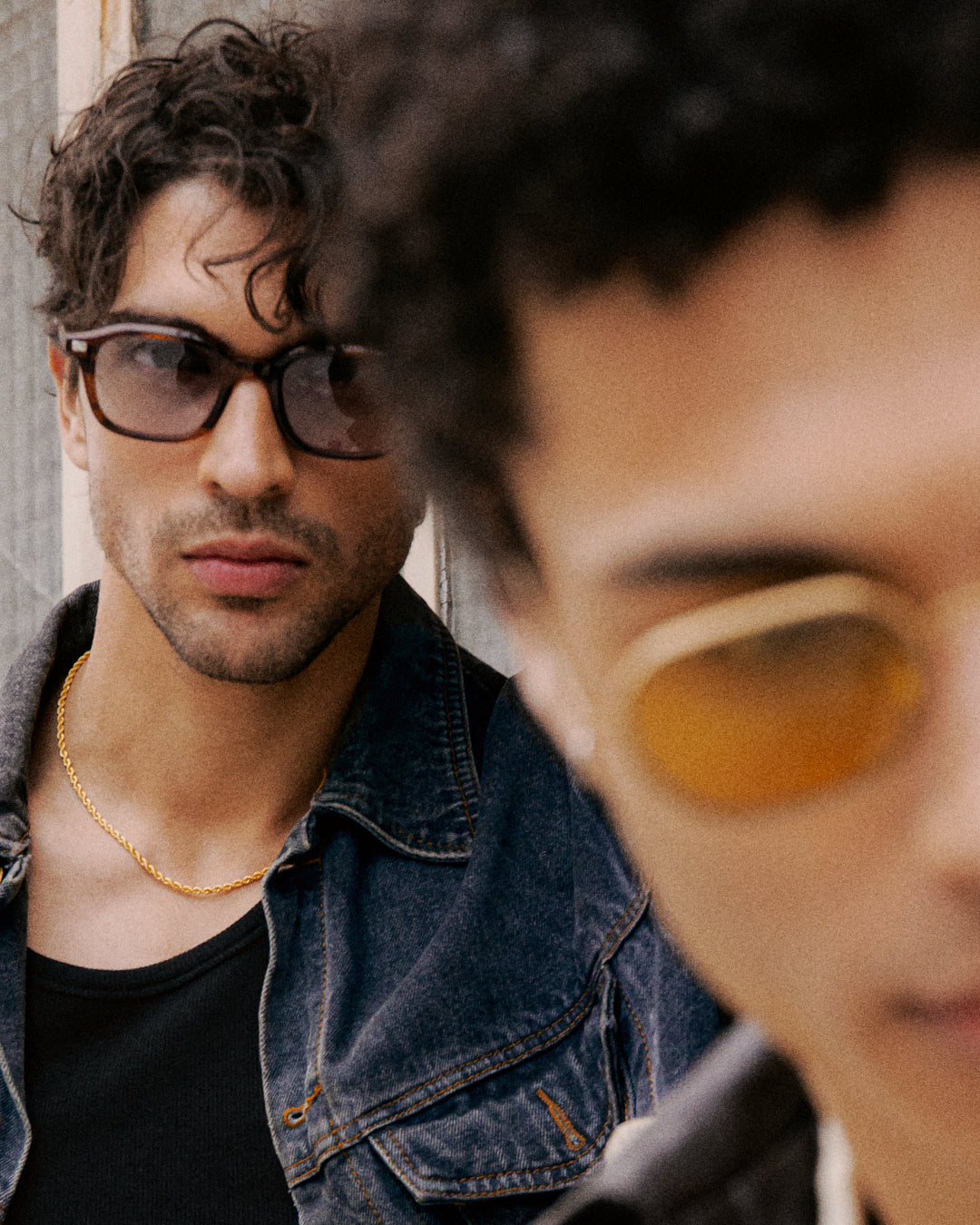 jimmy-fairly-la-laurel-lunettes-de-soleil-carr-es-marron-homme-verres-teint-s-ac image 3