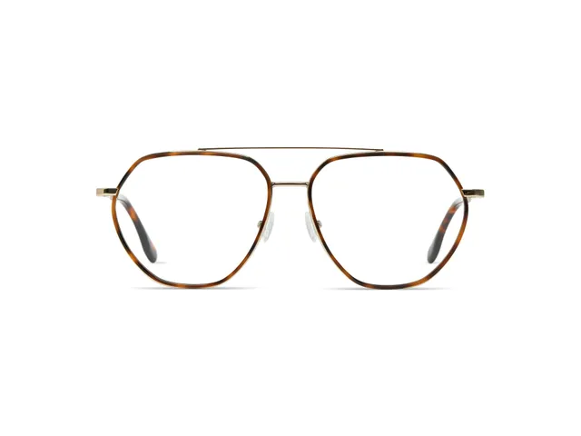 komono-marlowe-havana-white-gold-lunettes-optiques image 1