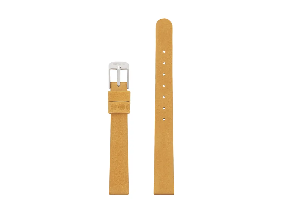 komono-strap-12-bracelet-de-montre-en-cuir-italien-natural-silver image 1